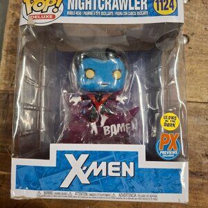 Funko Pop! Deluxe Nightcrawler 1124 PX Previews Exclusive X-Men Glow-In-The-Dark